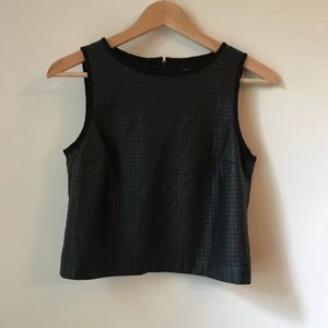 Banana Republic Vegan Leather Top